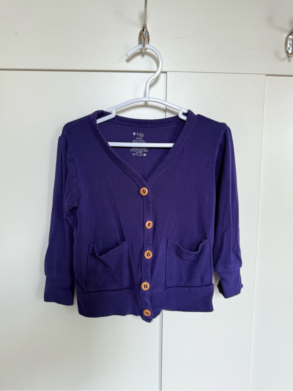 Kyte BABY Purple Cardigan